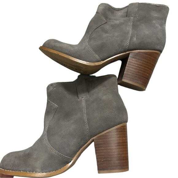 Splendid Lakota Grey High Heel Booties Size 7.5 - Picture 2 of 9